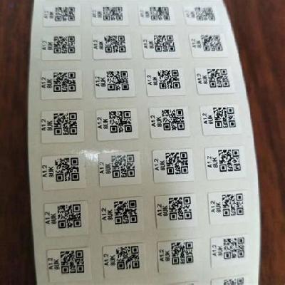 Non Tearable Printed Sticker