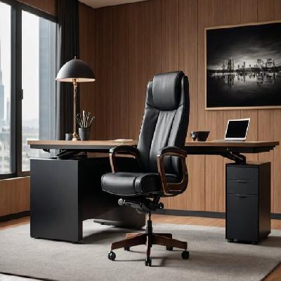 Dark Black Executive Chair