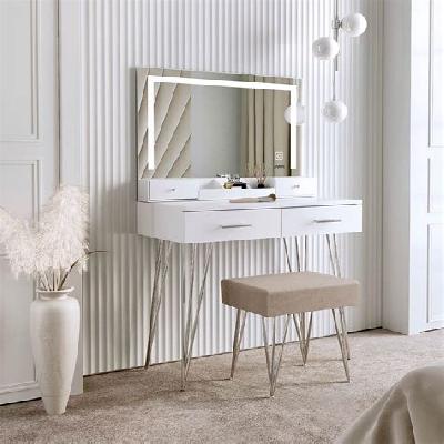 White Color Dressing Table
