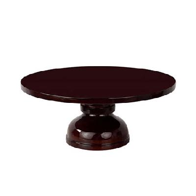 brown round cake base