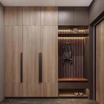 Brown Wooden Wardrobe