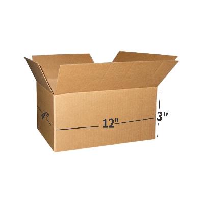 5X5X5 inch 3 Ply Brown Corrugated Box