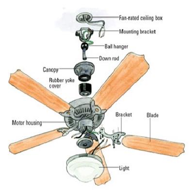 Ormate Ceiling Fan Part