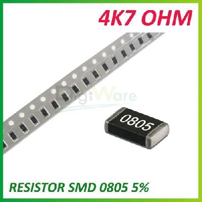 Royal Ohm  4k7 SMD 0805 SMD Resistor