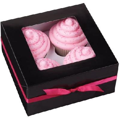 4 Cavity Cupcake Boxes