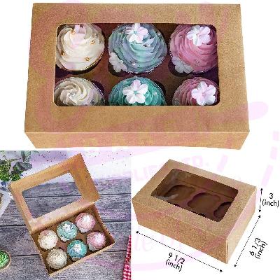Brown Cupcake Boxes