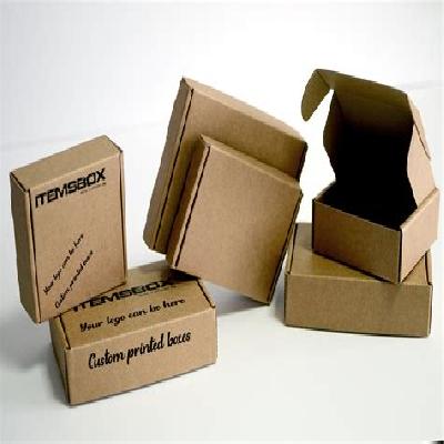 Plain Brown Food Packaging Corrugated Box