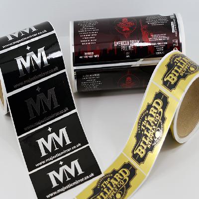 Metalized Stickers Printing Service