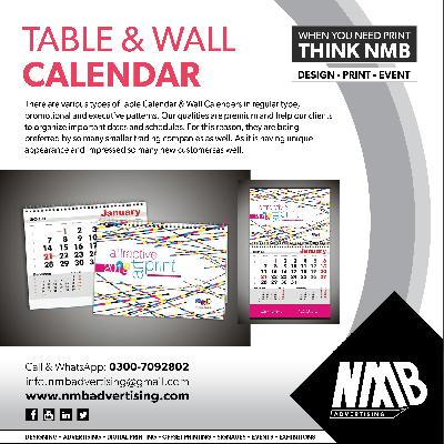 Wall Calendar Printing Services