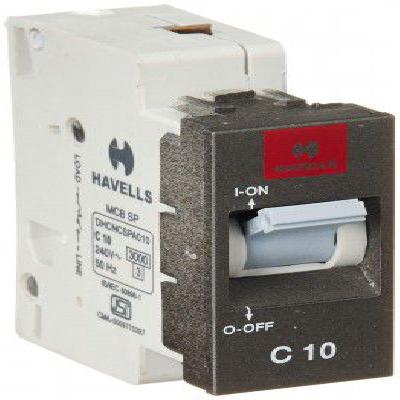 Havells 10A Single Pole MCB