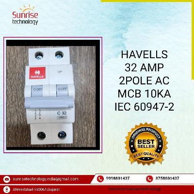 Havells 80A Double Pole MCB
