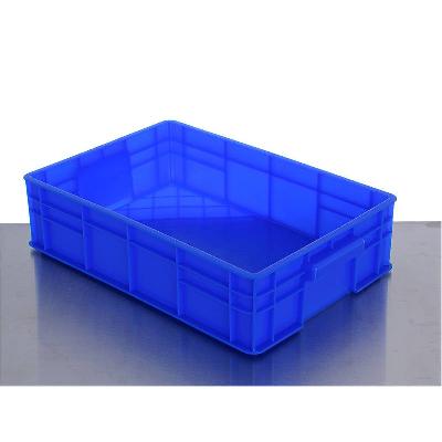 Blue Rectangle Plastic Crates