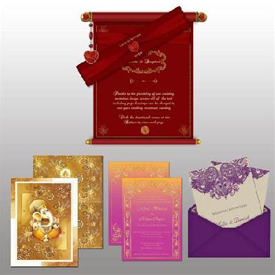Designer Wedding Card Printing Service