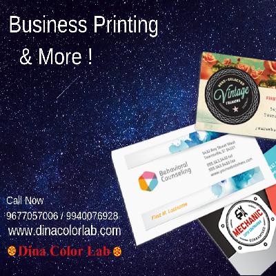 Digital Visiting Card Printing Service