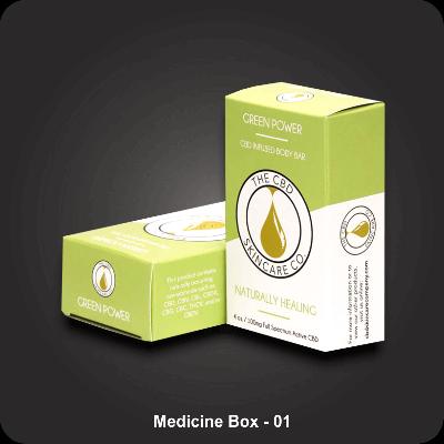 Printed Medicine Packaging Box