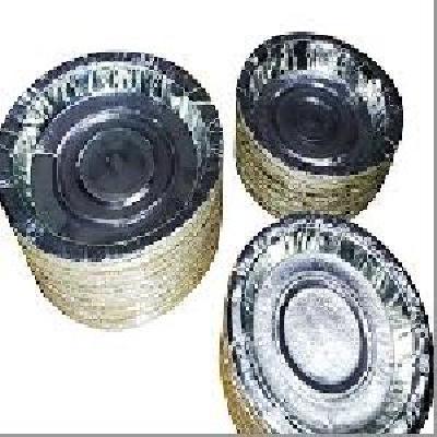 Silver Laminated Paper Plate