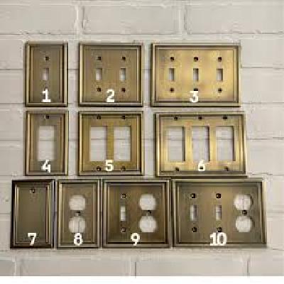 Antique Copper Switches Cover