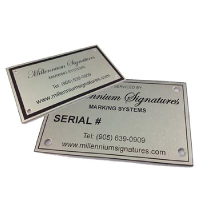 Customized Aluminum Nameplate