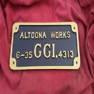 Railway Aluminium Nameplate