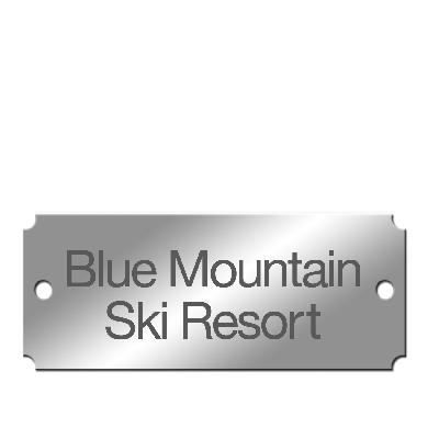 Rectangular SS Name Plate