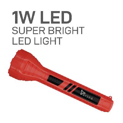 Red 5W Starlet Syska Torch