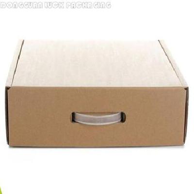 Plain Corrugated Packaging Handle Box