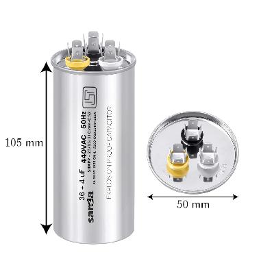 36 4 MFD Aluminum Air Conditioner Capacitor