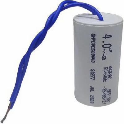 4 MFD White Dry Fan Capacitor