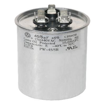 50 2 MFD Aluminum Air Conditioner Capacitor