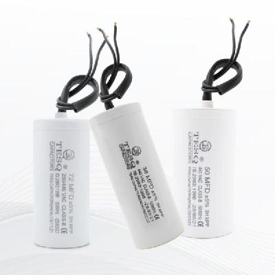 60 MFD White Dry Heavy Duty Motor Capacitor