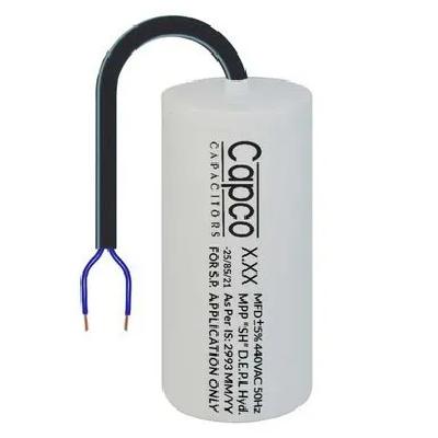 8 MFD Plastic Dry Motor Capacitor