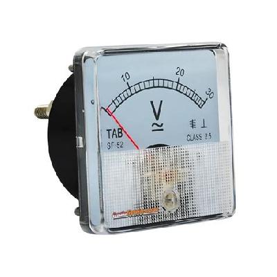 Electric Analog Panel Voltmeter