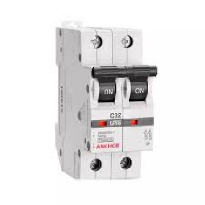 Anchor 89990 UNO 25 Ampere Dual Pole C Curve MCB