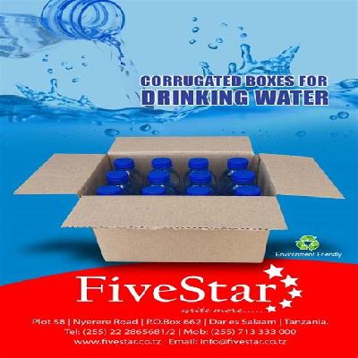 Drinking Water Corrugated Packaging Box