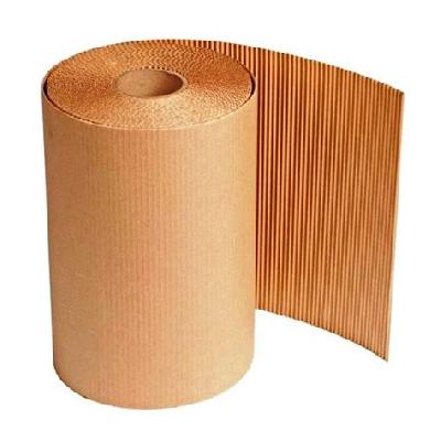 Brown Corrugated Paper Packaging Roll