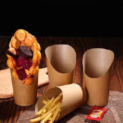 Paper French Fries Packaging Box