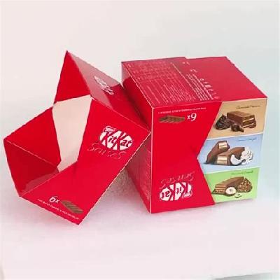 Printed Cardboard Chocolate Packaging Box