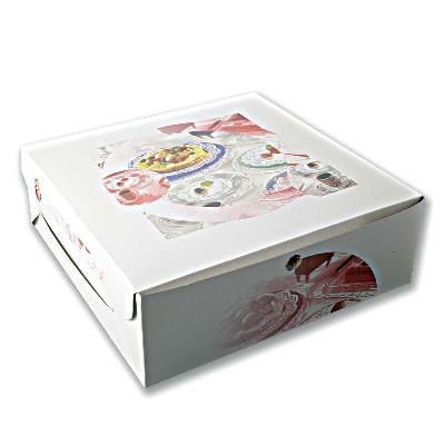 Printed Paper Cake Box