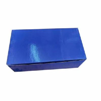 Blue Laminated Corrugated Box