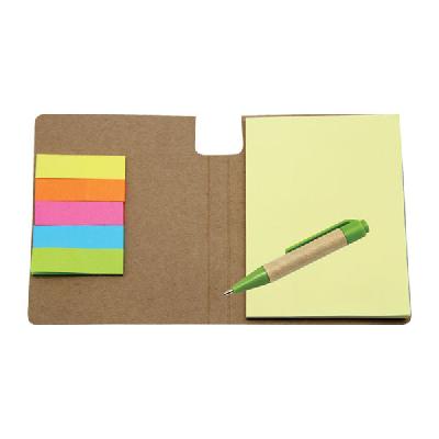 Eco Sticky Memo Pad with Pen H-810