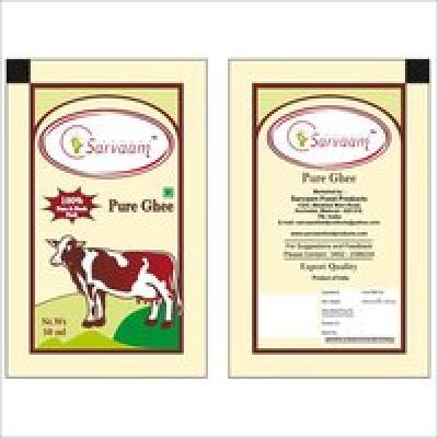 Ghee Packaging Printed Laminated Pouch
