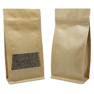 Kraft Paper Stand Up Zipper Pouch