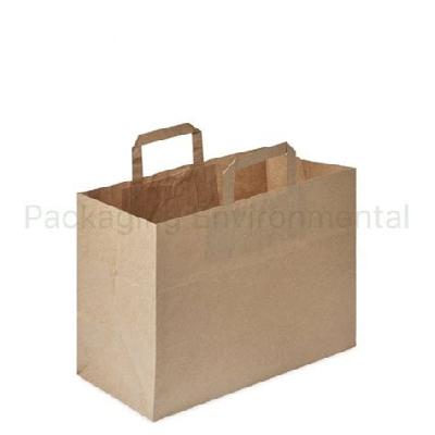 Plain Kraft Paper Courier Bags