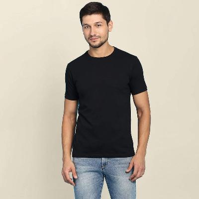 Plain Round Neck T Shirt
