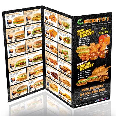 Restaurant Menu Card Printing Service