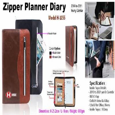 Zipper Planner Diary H-1055