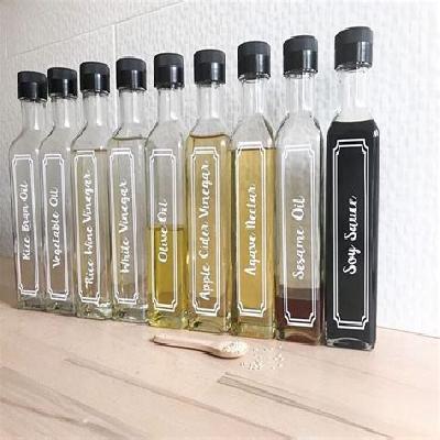 Oil Bottle Labels
