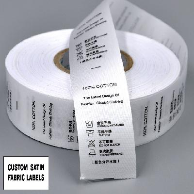 Satin Printed Label