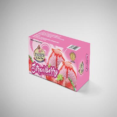 750Ml Ice Cream Brick Packaging Box