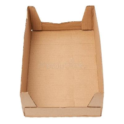 Brown Rectangular Corrugated Box